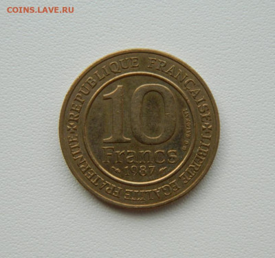 Франция 10 франков 1987 г. (Юбилейная) до 01.09.25 - DSCN7172.JPG