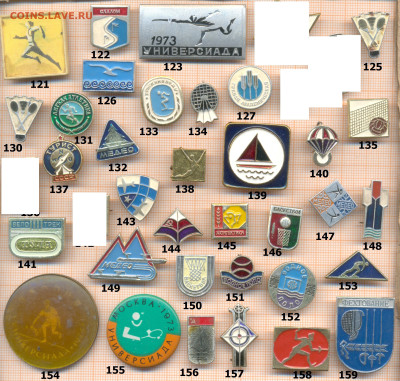 значки разные фикс.цена 10 руб 1, до ухода в архив - 4 121 160 по 10 руб 001