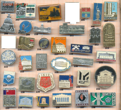 значки разные фикс.цена 10 руб 1, до ухода в архив - 6 201 240 по 10 руб 001