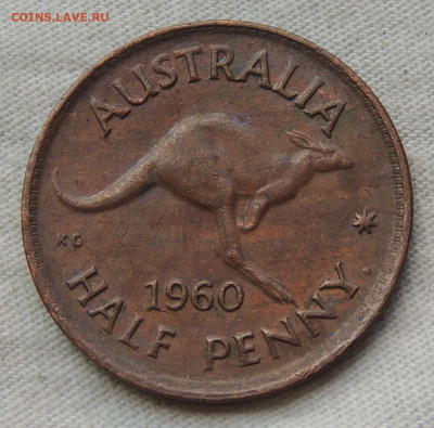 Австралия ½ пенни 1960 до 31.08.2025 - Австралия ½ пенни 60.JPG