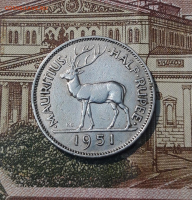 2 рупии ( рупия )1951 года Георг VI До 03.09 - 20250307_235137