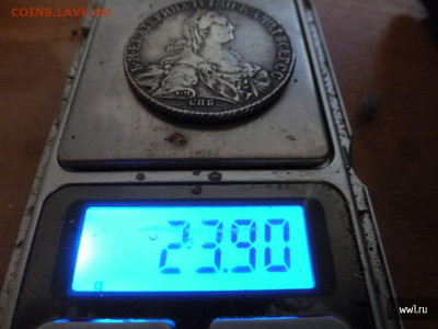 Рубль 1774г оценка. - четвертая