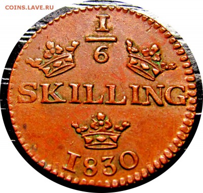 6 скиллинга 1830 до 23.02 в 22°° - G88 1_6 Skilling 1830_1