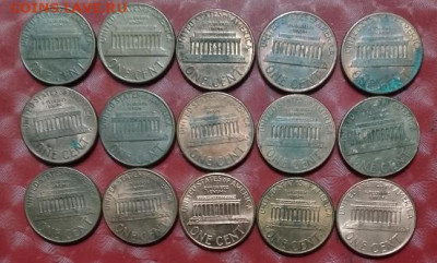 США 1цент 15шт без повторов 21.10.24 Фикс - США 1 Цент 15шт 21.10.24 зап А