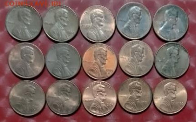 США 1цент 15шт без повторов 21.10.24 Фикс - США 1 Цент 15шт 21.10.24 зап Р