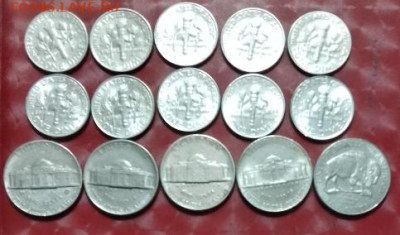 22.10. - США 10 Даймы, 5 Никель 22.10.24 P