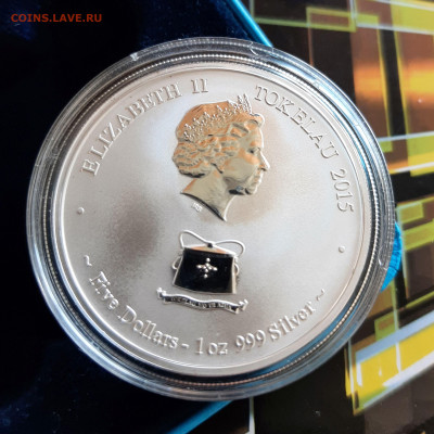 5 долларов 2015 "Семья коз", 31,1 чистого серебра - 20250830_115444