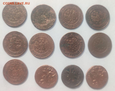 Лот монет РИ 12 шт., с 200 р., до 22.00 05.09 - 3