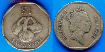 Фиджи - 1 доллар 1995 года до 5.09 - Фиджи 1 доллар, 1995  110