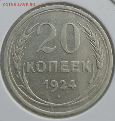 20 копеек 1924г, до 04.09.25 22:00 мск - 1