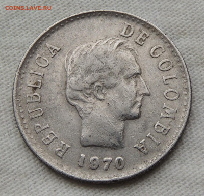 Колумбия 20 сентаво 1970 до 7.09.2025 - Колумбия 20 сентаво 70 .JPG