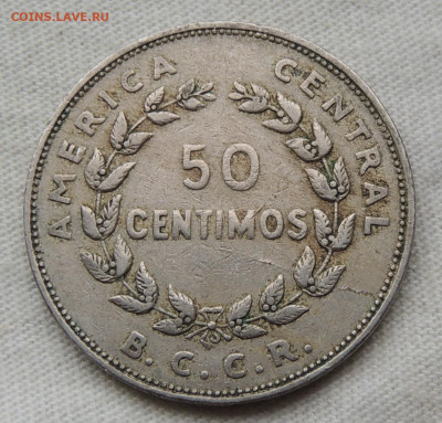 Коста-Рика 50 сентимо 1965 до 7.09.2025 - Коста-Рика 50 сентимо 1965.JPG