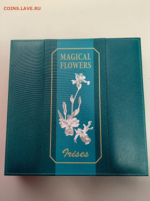 1 доллар 2012 Ниуэ Ирисы (3шт), Ag925, до 11.09 - ЯЯ Ирисы-5