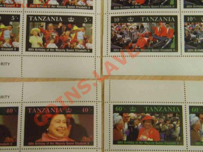 Марки.Танзания.60 лет Королеве.4 малых листа. - DSCN4761.JPG