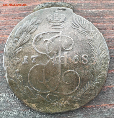 Пять копеек 1768 язык - 3D50BD13-6234-455C-8B1B-581E72ACCF87