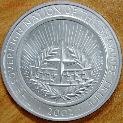 Жетон 1 доллар 2002 вождь Текумсе до 10.09 вес 31.1 гр - IMG_20250906_214408_554