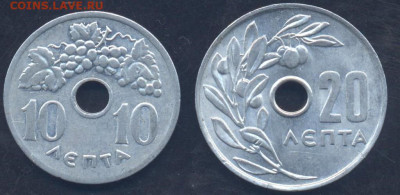 Греция 10 лепта 1959 г. 9.09.2025 г. 22 -00 МСК. - Греция2