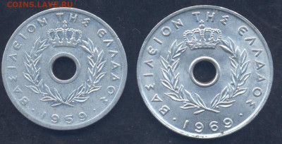 Греция 10 лепта 1959 г. 9.09.2025 г. 22 -00 МСК. - Греция3