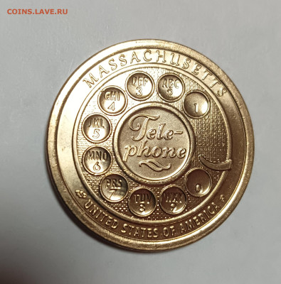 США. 1 доллар 2020 Инновации Телефон UNC ФИКС до 10.09.25 - IMG_20250907_221121