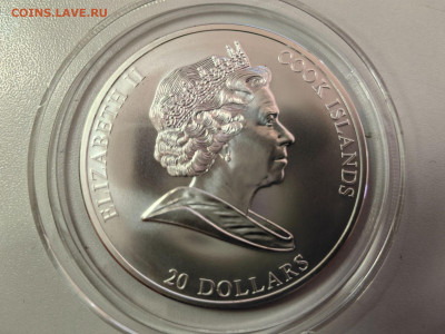 О-ва Кука 20дол 2008 Тайная вечеря Леонардо да Винчи Ag999 - Х 2008 Тайная вечеря-3