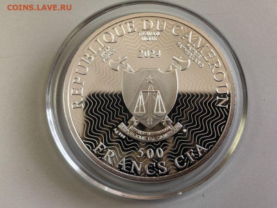 500фр 2024 Камерун Климт - Иоганна Штауде, Ag999, до 14.09 - Ц Климт Штрауде-2