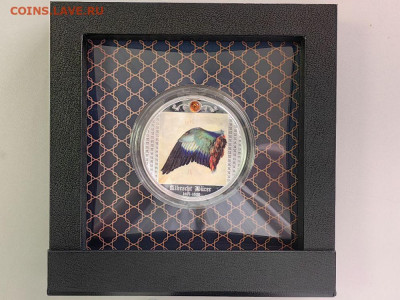 500фр 2021 Камерун Дюрер Крыло Сизоворонки, Ag999, до 14.09 - Ч Дюрер Крыло-3