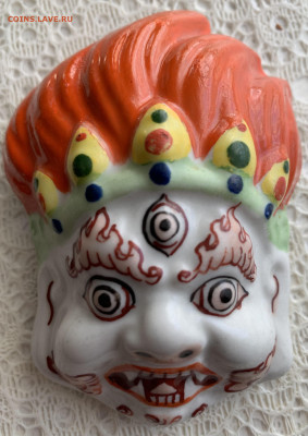 Фарфор-плакетка «Бог огня»Монголия.,до 11.09.25г.,22:15 мс - IMG_9029