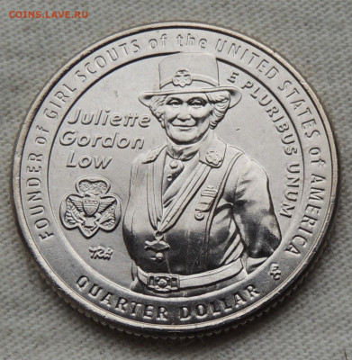 США 25 центов 2025 до 11.09.2025 - Жюльетта Гордон Лоу.JPG