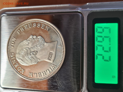 2 талера 1861 года, надчекан выпуск 1981 года - 20250908_165600