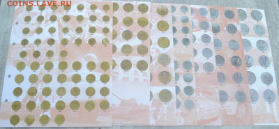 К-т разделителей с листами для монет 1961-1991 г. - Разделители 1961-2