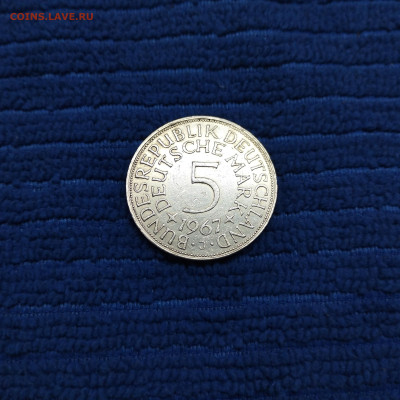 5 марок ФРГ 1967г., до 10.09.25г. - IMG_20250902_103032