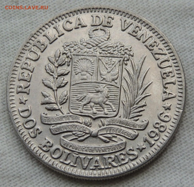 Венесуэла 2 боливара 1986 №3 до 14.09.2025 - Венесуэла 2 боливара 1986.3.JPG