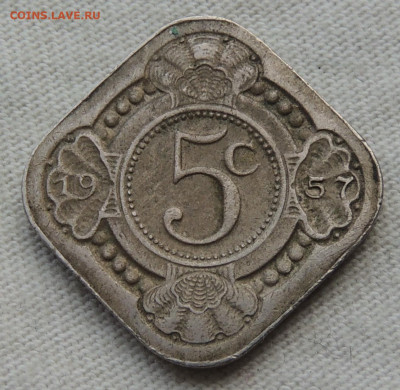 Нидерландские Антильские о-ва 5 центов 1957 до 14.09.2025 - Нидерландские Антильские о-ва 5 центов 57.JPG