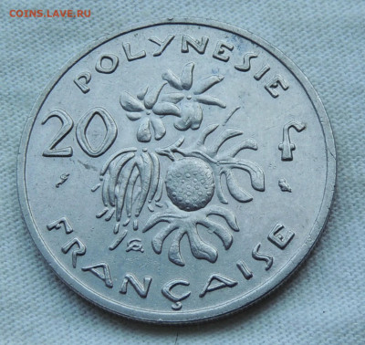 Французская Полинезия 20 франков 1969 до 14.09.2025 - Французская Полинезия 20 франков 69.JPG