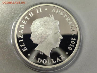 Австралия 1 доллар 2010 Пингвин, Ag999, до 15.09 - Ю Штаты Австралии Пингвин-2