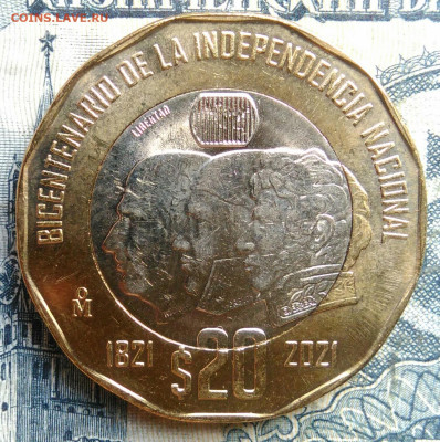 Мексика 20 песо 2021 года до 15.09.2025 - IMG_20250903_101451
