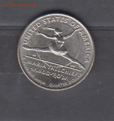 США 2023 25ц балерина Мария Толчиф ( D) до 14 09 - 12