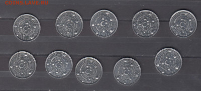 Турция 2022 планеты 10 монет по 1 к до 14 09 - 2а