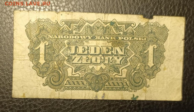 1 злотый 1944 Польша 14.09 - 1757509635042