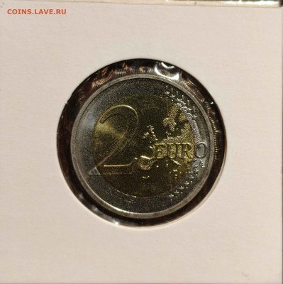 2 евро Латвия 2018 г.,юбилейная,UNC,до 13.09.25г. 22:00мск - 1000002156_11zon