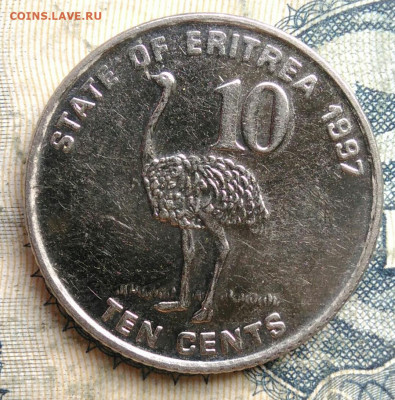 Эритрея 10 центов 1997 года до 15.09.2025 - IMG_20250902_000750