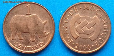 Мозамбик - 1 сентаво 2006 года до 17.09 - Мозамбик 1 сентаво, 2006   40