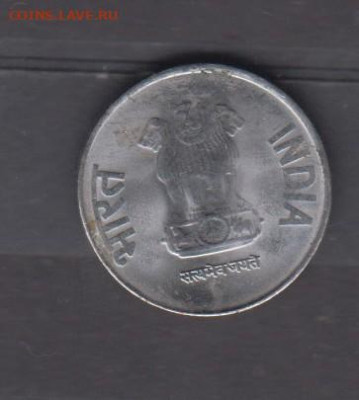 Индия 2012  1 рупии( блеск)  до 15 09 - 652а