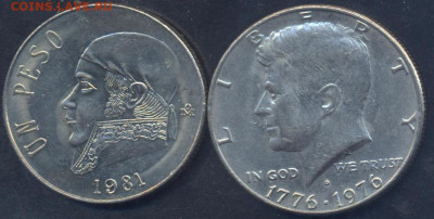 США 50 центов 1976 г.13.09.2025 г. 22 -00 МСК. - Мексика1