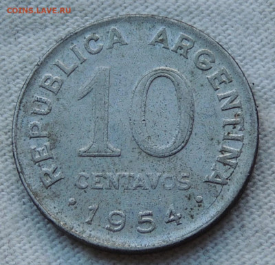 Аргентина 10 сентаво 1954 до 14.09.2025 - Аргентина 10 сентаво 1954.JPG