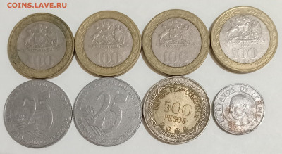 Монеты ЮЖНОЙ АМЕРИКИ 8 штук 14.09.25. 22:00 МСК - IMG_20250909_211233_edit_485849009132419