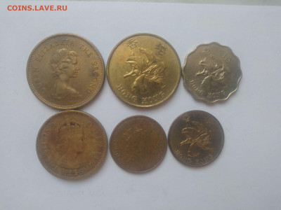 ФИКС Монеты Гонконга,ОАЭ,СА до 17.09.2025 22-00 мск - Набор монет Гонконга 2