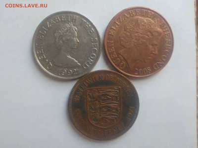 ФИКС Монеты Греции,Джерси,Исландии до 17.09.2025 22-00 мск - Набор монет Джерси 1