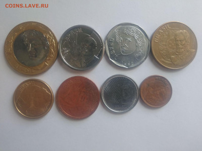 ФИКС Монеты Бразилии до 17.09.2025 22-00 мск - Бразилия набор 2