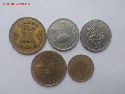 ФИКС Монеты Египта,Кабо верде,Марок до 17.09.2025 22-00 мск - Марокко набор 1